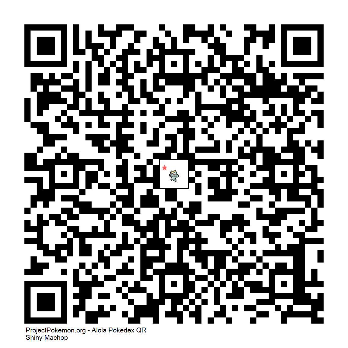 Cdigo QR de Machop variocolor